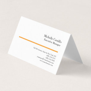 Premium Pearl Professional Minimalist Modern Enkel Visitkort