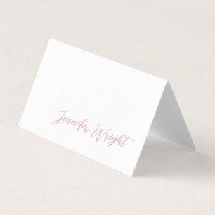 Premium Pearl-Professionell - minimalistisk kallig Visitkort