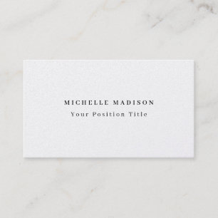 Premium Pearl-Trendiget - minimal Professionell, e Visitkort