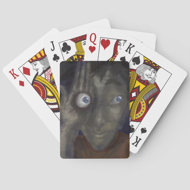 Premium Poker-kort - 52-kortsdec som standard Casinokort (Baksidan)