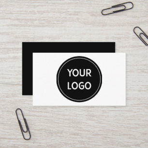 Premium QR Logotypkoncept för Modernt Visitkort