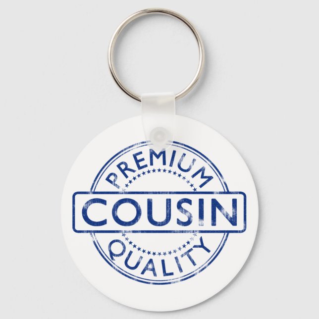 Premium Quality Cousin Nyckelring (Framsida)