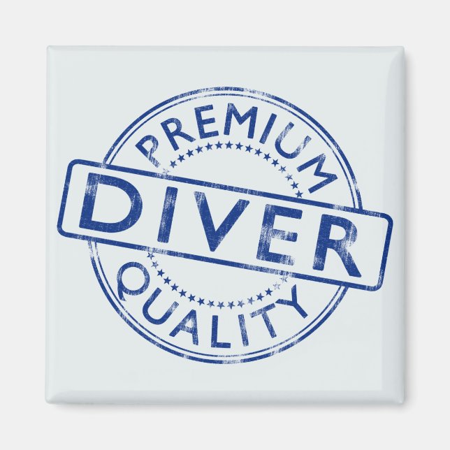 Premium Quality Diver Magnet (Framsidan)