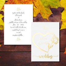 Premium Real Guld Elegant Monogram WHITE Foil in