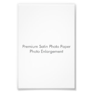 Premium Satin Fotopapper Foto Förstoring