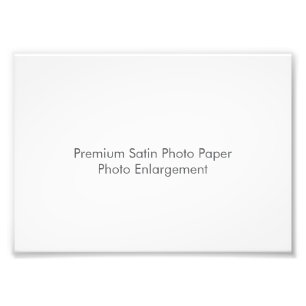 Premium Satin Fotopapper Foto Förstoring