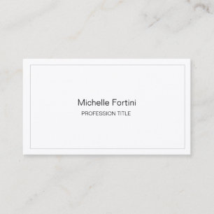 Premium Silke-Eleganten enkel minimalistisk enkel Visitkort