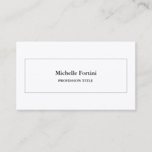 Premium Silke-Eleganten, vanlig, modern, minimalis Visitkort
