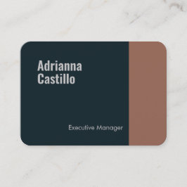 Premium Silke - minimalistisk, modern, fetstilt te Visitkort