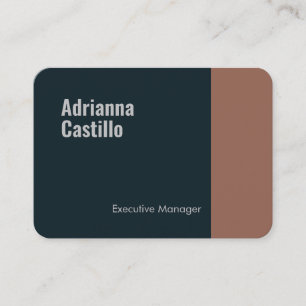 Premium Silke - minimalistisk, modern, fetstilt te Visitkort
