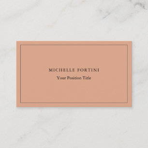 Premium Silke Trendig - minimalistisk Professionel Visitkort