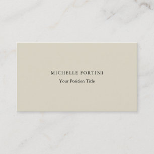 Premium Silke Trendig - minimalistisk Professionel Visitkort