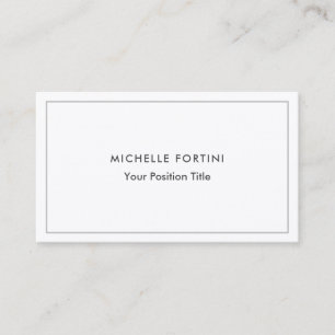 Premium Silke Trendig-minimalistisk Professionell Visitkort