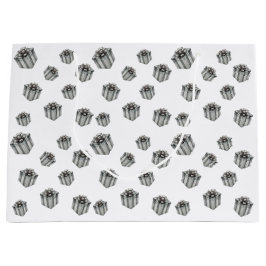 Premium Silver Gift Boxes Elegant Holiday Party