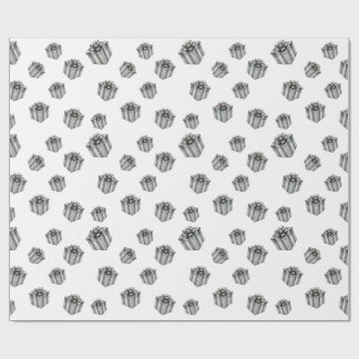Premium Silverpresentlådor Elegant Högtidsfirande Presentpapper