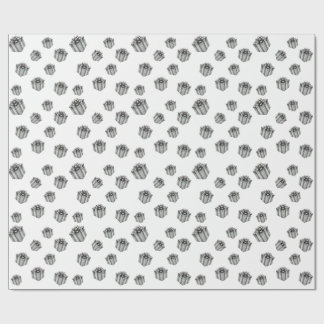 Premium Silverpresentlådor Elegant Högtidsfirande Presentpapper