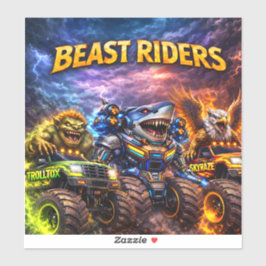 Premium specialskuren vinyl monstertruck dekal