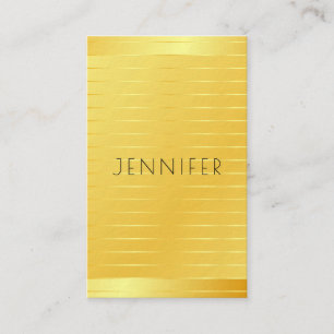 Premium Tick för den moderna Eleganten i Guld Visitkort