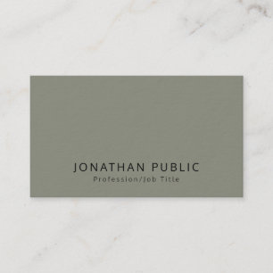 Premium Tjock anpassningsbar Modern Elegant-mall Visitkort
