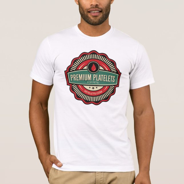 Premium-trombocyter T-Shirt (Framsida)