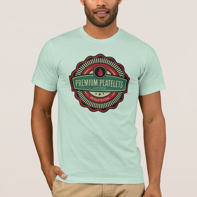 Premium-trombocyter T-Shirt (Framsida)