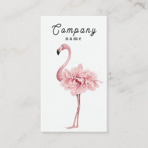 Premium Vector Flamingo Business Card Visitkort