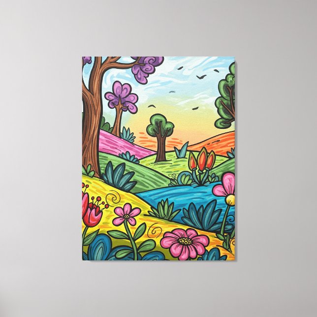 Premium Wrapped Canvas 30" x 40" (Framsida)