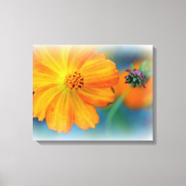 Premium Wrapped Canvas (glans) Blommor
