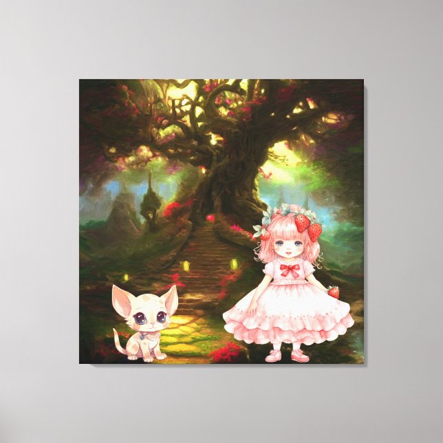Premium Wrapped Canvas (glapp) (Framsida)