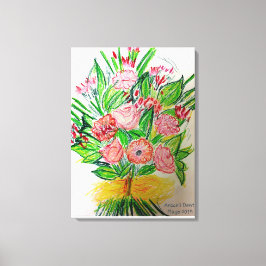 Premium Wrapped Canvas (Gloss) Gerberas