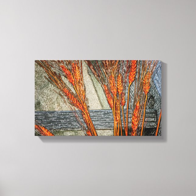 Premium Wrapped Canvas-Gloss-"jjhélène" original Canvastryck (Framsida)