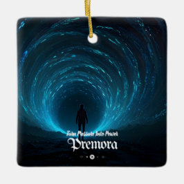 Premora minnesornament julgransprydnad keramik