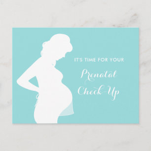 Prenatal Visit Checkup OB-GYN Möte Påminnelse Vykort