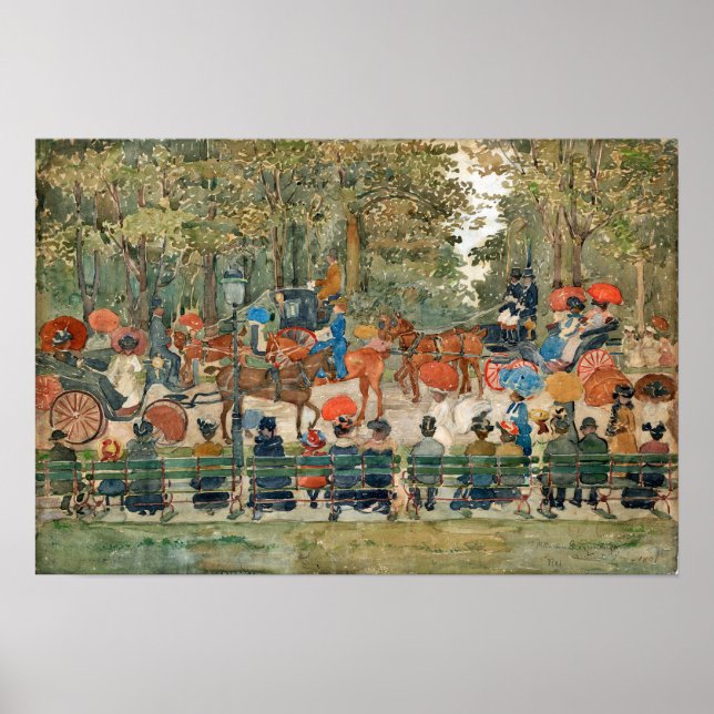 Prendergast - Central Park Poster (Framsidan)