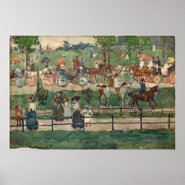 Prendergast - Central Park Poster (Framsidan)