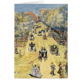 Prendergast - Charles Street, Boston Hälsningskort