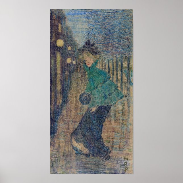 Prendergast - Dam 1891 Poster (Framsidan)