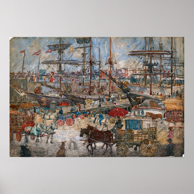 Prendergast - Hamnar Östra Boston Poster (Framsidan)
