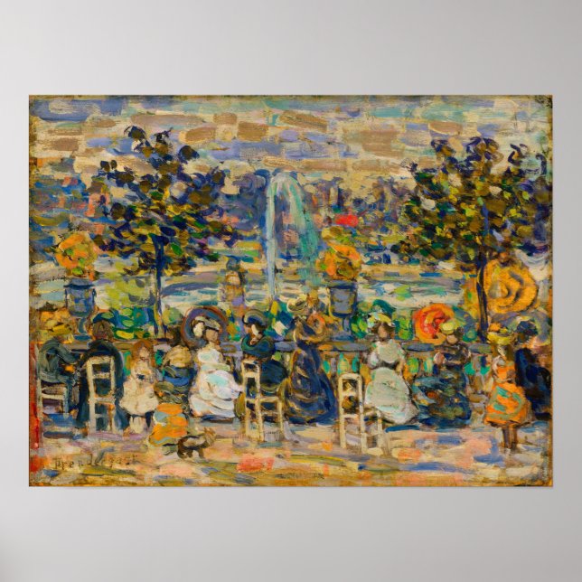 Prendergast - I Luxembourg-trädgårdarna Poster (Framsidan)