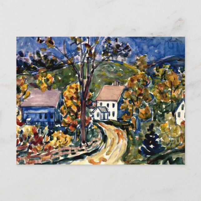 Prendergast - Land Road, New Hampshire Vykort (Framsida)