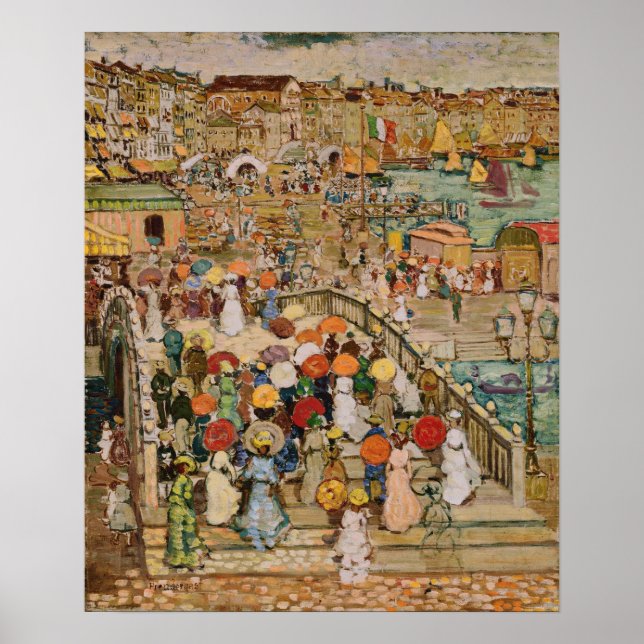 Prendergast - Ponte Della Paglia Poster (Framsidan)