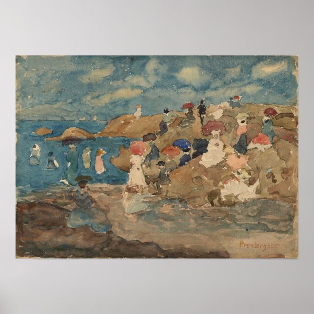 Prendergast - Revere Beach Poster (Framsidan)