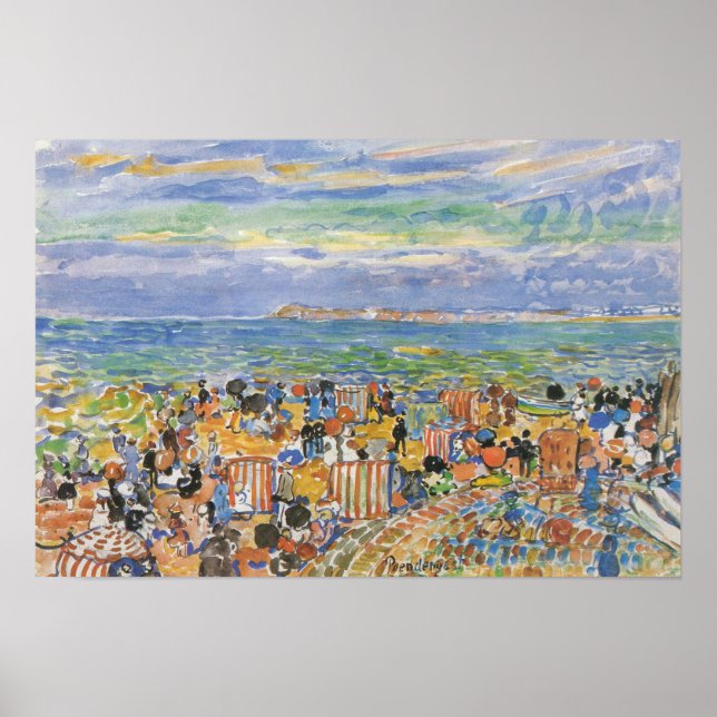 Prendergast - St. Malo 1907 Poster (Framsidan)
