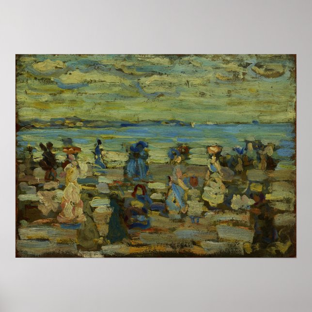 Prendergast - Strandscen Poster (Framsidan)