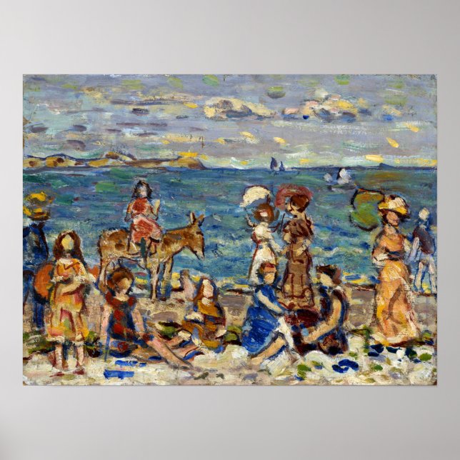 Prendergast - vid stranden poster (Framsidan)