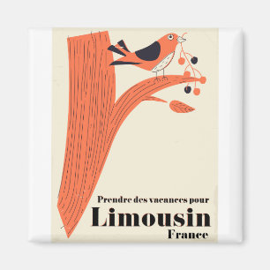 Prendre des vacances pour Limousin Frankrike. Magnet