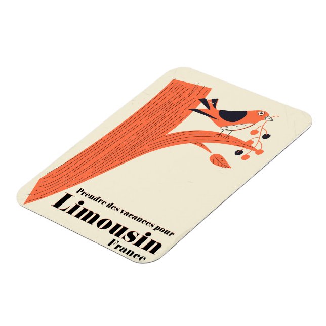 Prendre des vacances pour Limousin Frankrike. Magnet (Vänstra Sidan)