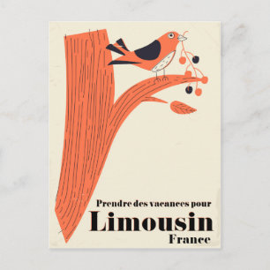 Prendre des vacances pour Limousin Frankrike. Vykort