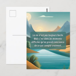 Prends soin de toi vykort