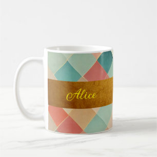 prénom personnalisé, cadeau élégant d'inspiration kaffemugg